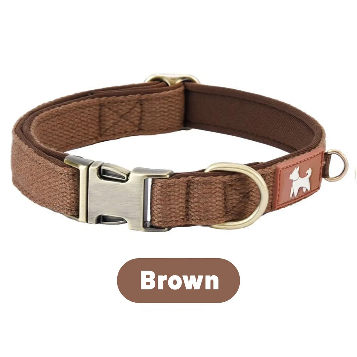 Collar Acolchado Transpirable de Doble Capa para Perros