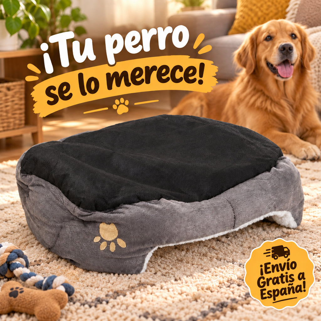 🐾 Cama Cueva y Sofá 2 en 1 para Perros Pequeños – Extra Suave y Acolchada