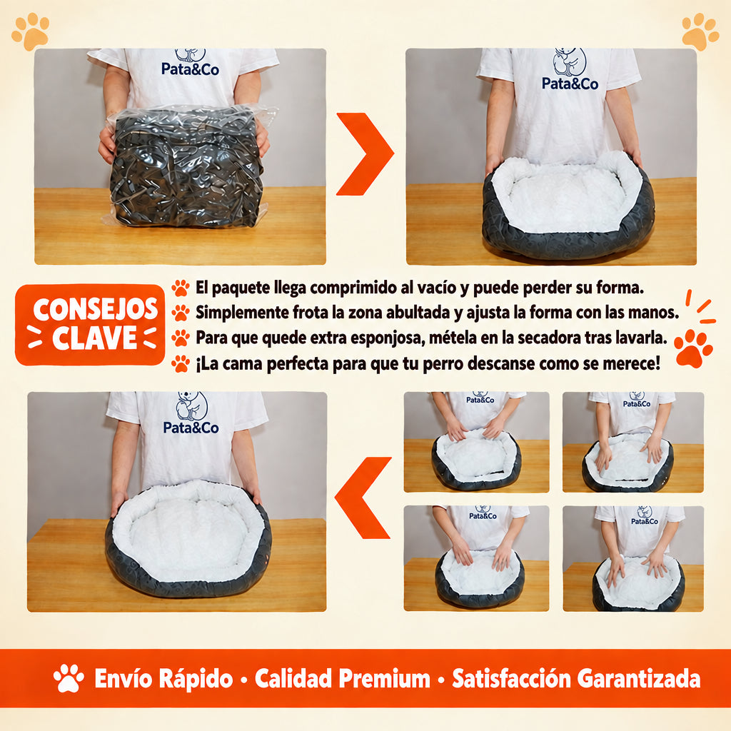 🐾 Cama Cueva y Sofá 2 en 1 para Perros Pequeños – Extra Suave y Acolchada