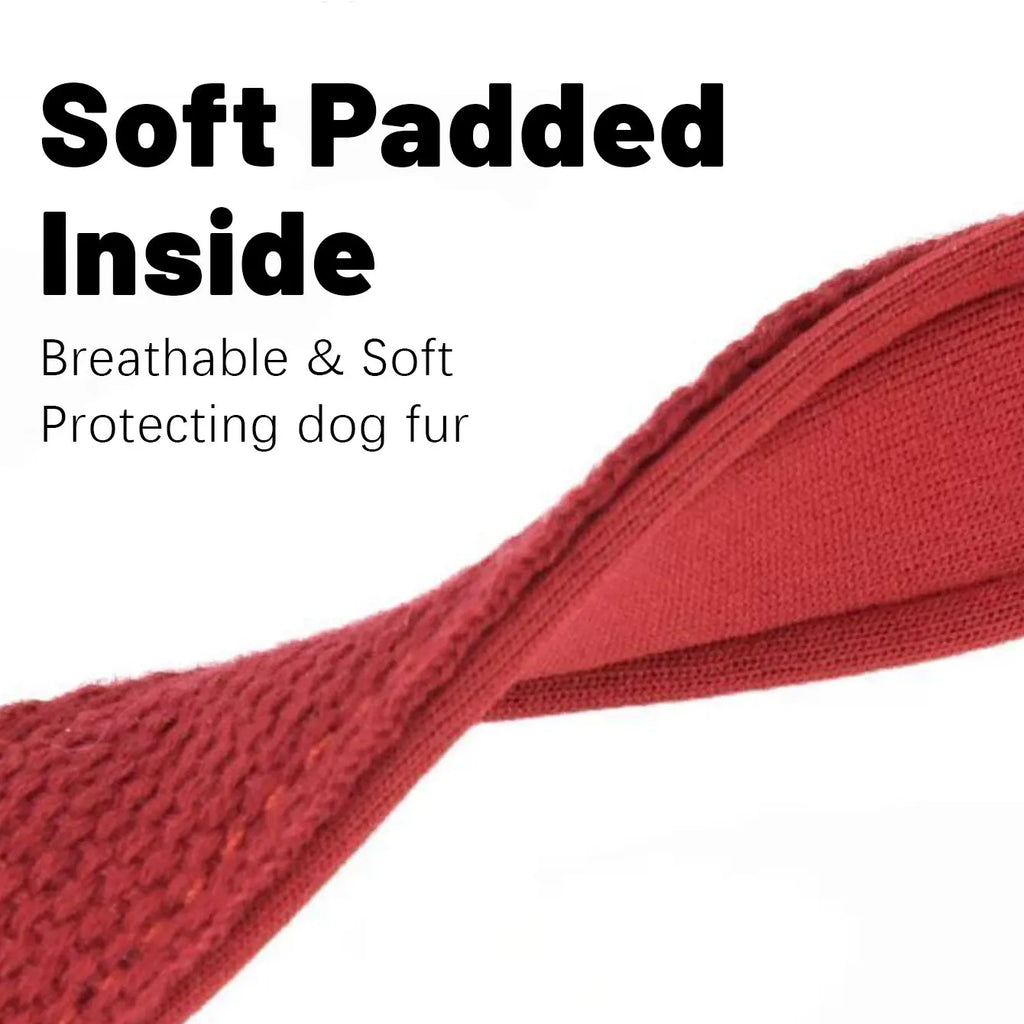 Collar Acolchado Transpirable de Doble Capa para Perros
