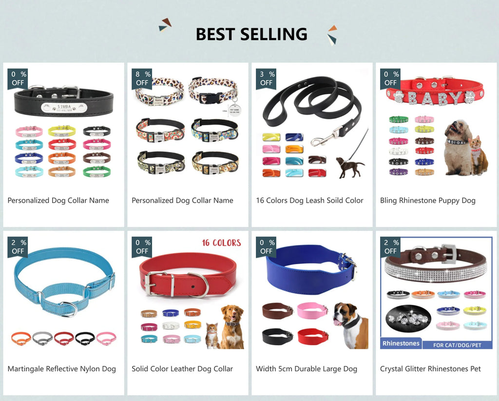 Collar de Cuero Personalizado con Placa Identificativa