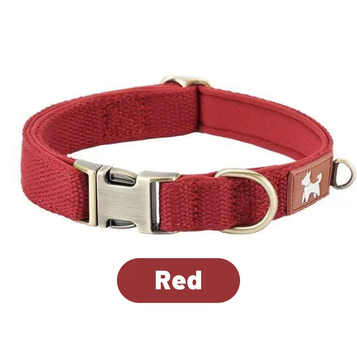 Collar Acolchado Transpirable de Doble Capa para Perros