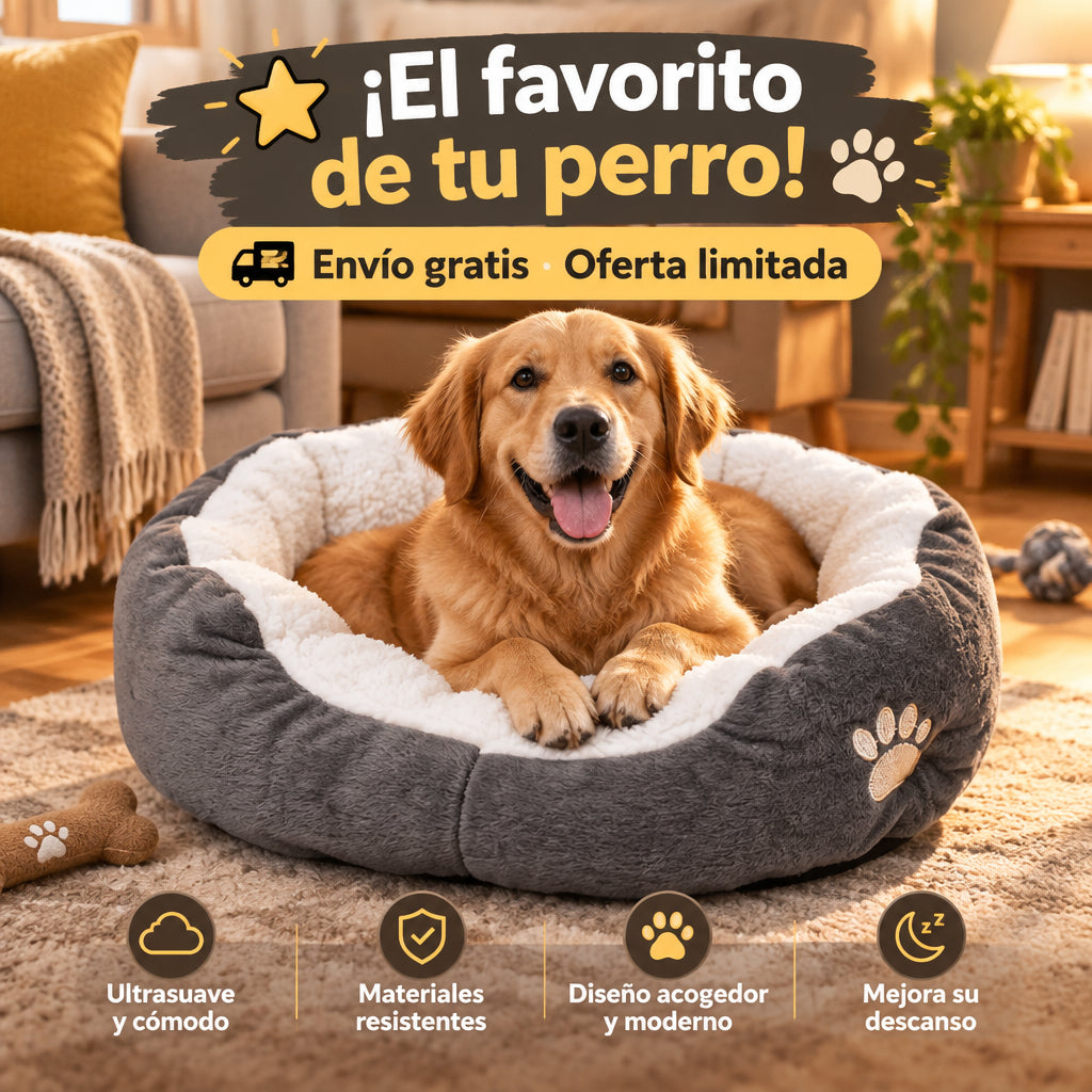 🐾 Cama Cueva y Sofá 2 en 1 para Perros Pequeños – Extra Suave y Acolchada