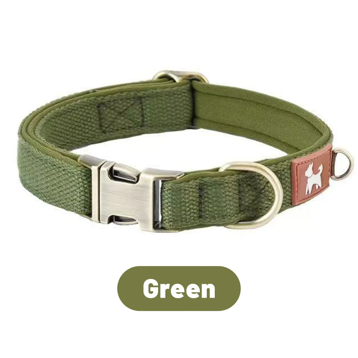 Collar Acolchado Transpirable de Doble Capa para Perros