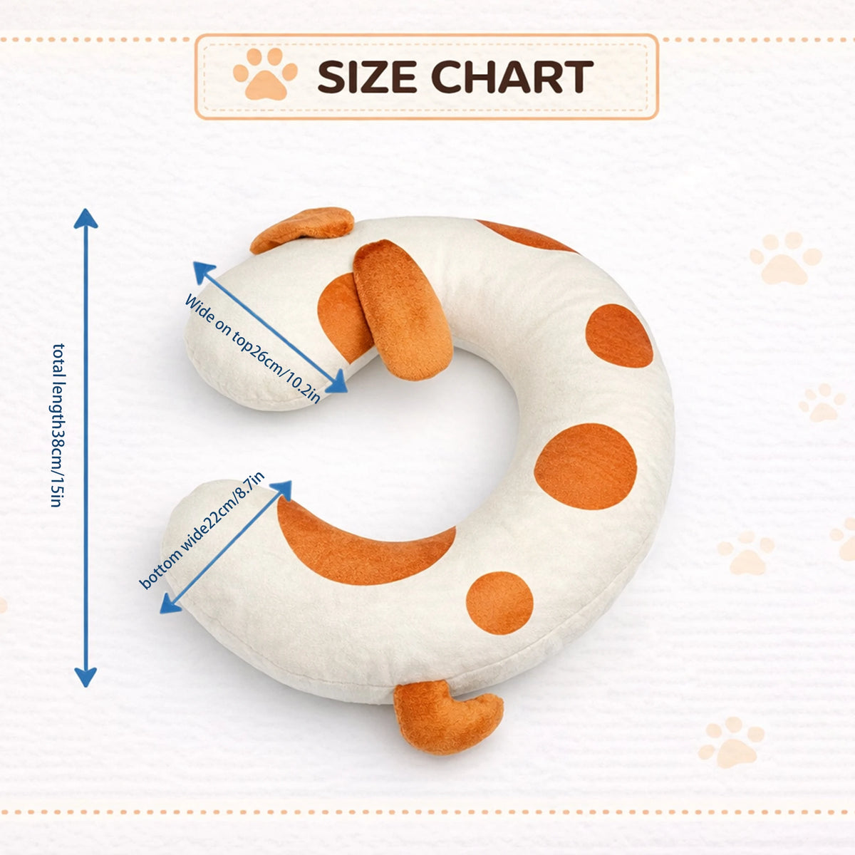 Almohada Ergonómica "Abrazo Suave" para Perros y Gatos - Protector Cervical Antiansiedad